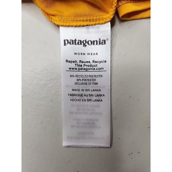 New NWT Patagonia Women's Yellow Capilene Baselayer Short sleeve shirt XS - Picture 7 of 8